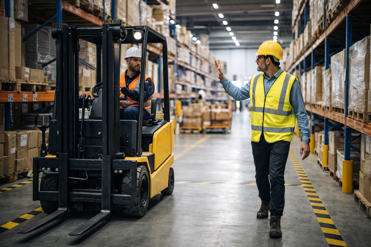 Forklift Safety Pack for pedestrian and vehicle separation