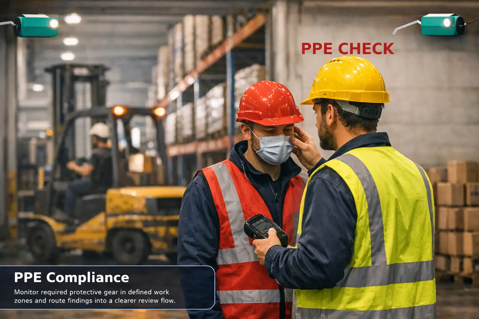 Core Safety Pack on existing warehouse cameras